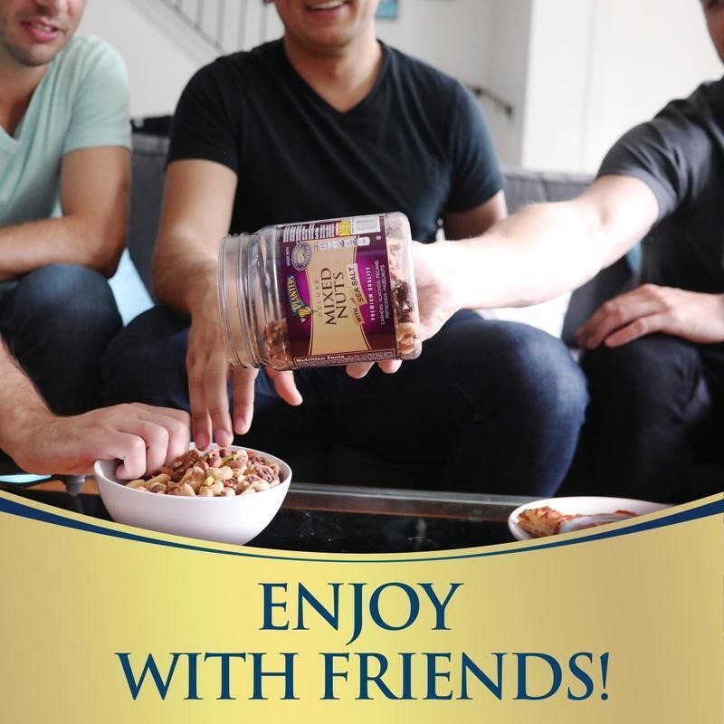 Delicious Salted Mixed Nuts Plant-Based Protein Kosher Party Snack 34oz New gallery