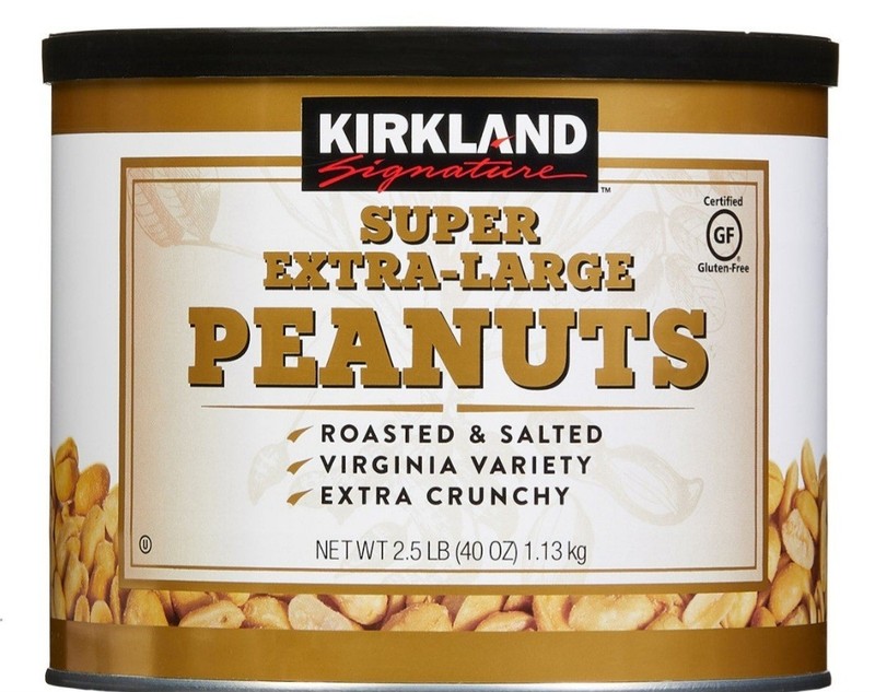 Kirkland Signature Extra-Large Peanuts Virginia Roasted Salted USA, 2.5 pounds