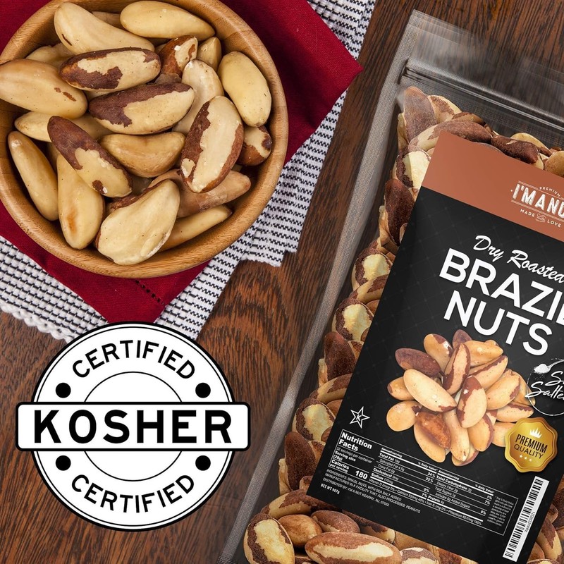 High Selenium Brazil Nuts, Non-GMO, 1 lb#-~ gallery
