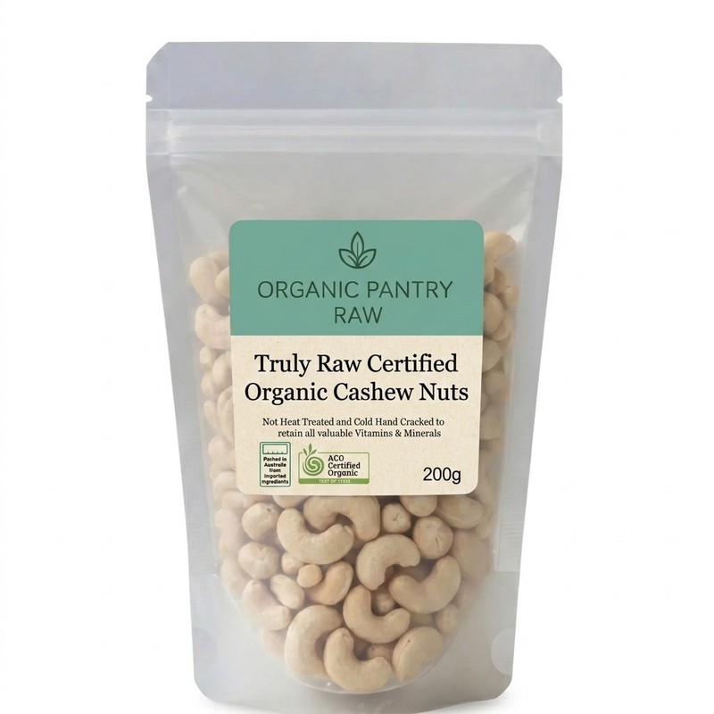 Organic Raw Cashews Australia | 100% Truly Raw (Never Steamed)