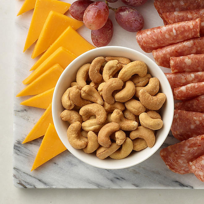 3 Pack - Member's Mark Roasted Whole Cashews with Sea Salt, 33 oz. gallery