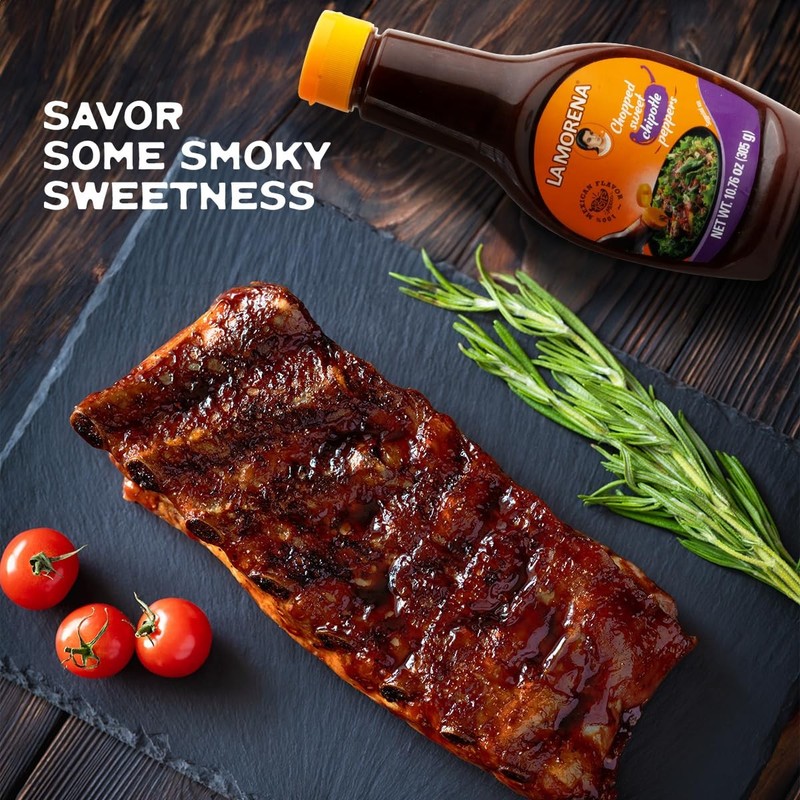 La Morena Chopped Sweet Chipotle Peppers Dressing, Ideal for 18.8976 cm gallery