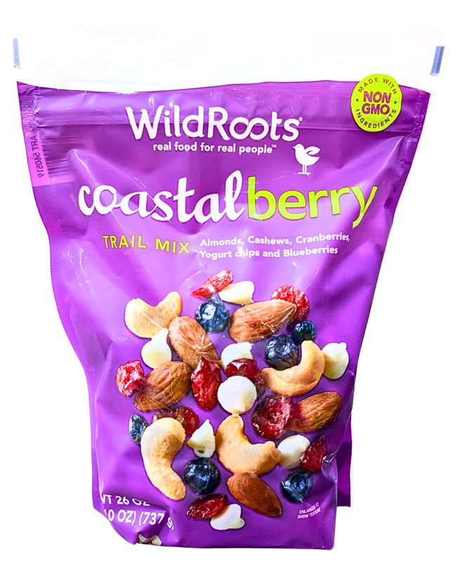 WildRoots Coastal Berry Trail Mix 26 Oz Bag EXP 10/2026