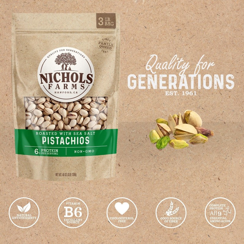 Pistachios - Fresh Roasted Inshell Pistachio - Nutrient Rich Nuts Snack Packs... gallery