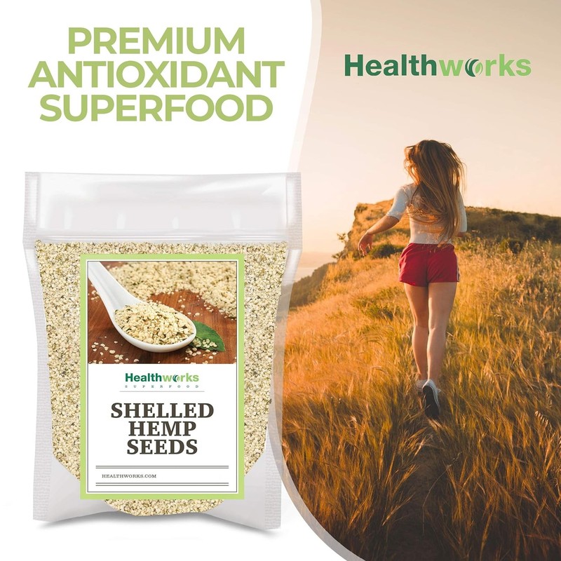 Shelled Hemp Seeds 32 Oz Canadian Hemp Hearts Superfood Nutrition Benefits Sale gallery