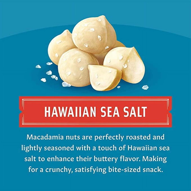 (2 pack) Mauna Loa Hawaiian Sea Salt Macadamias, Gluten-Free, Keto Friendly,4 oz gallery