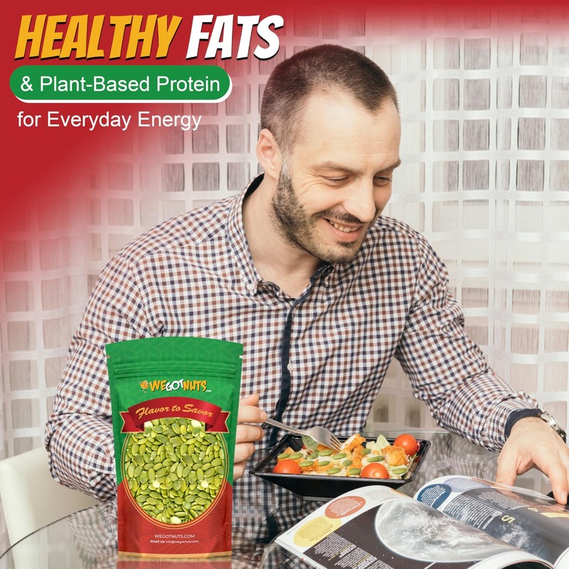 We Got Nuts Pumpkin Seeds Healthy Snacks 2Lbs 32oz Bag | Raw Pepitas No Prese... gallery