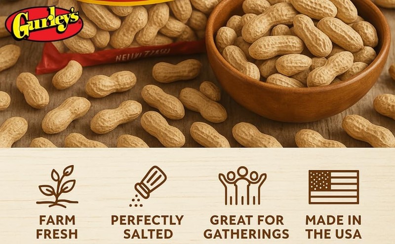 Peanuts Fire Roasted Salted In Shell Bulk Party Pack 10 lb Box gallery
