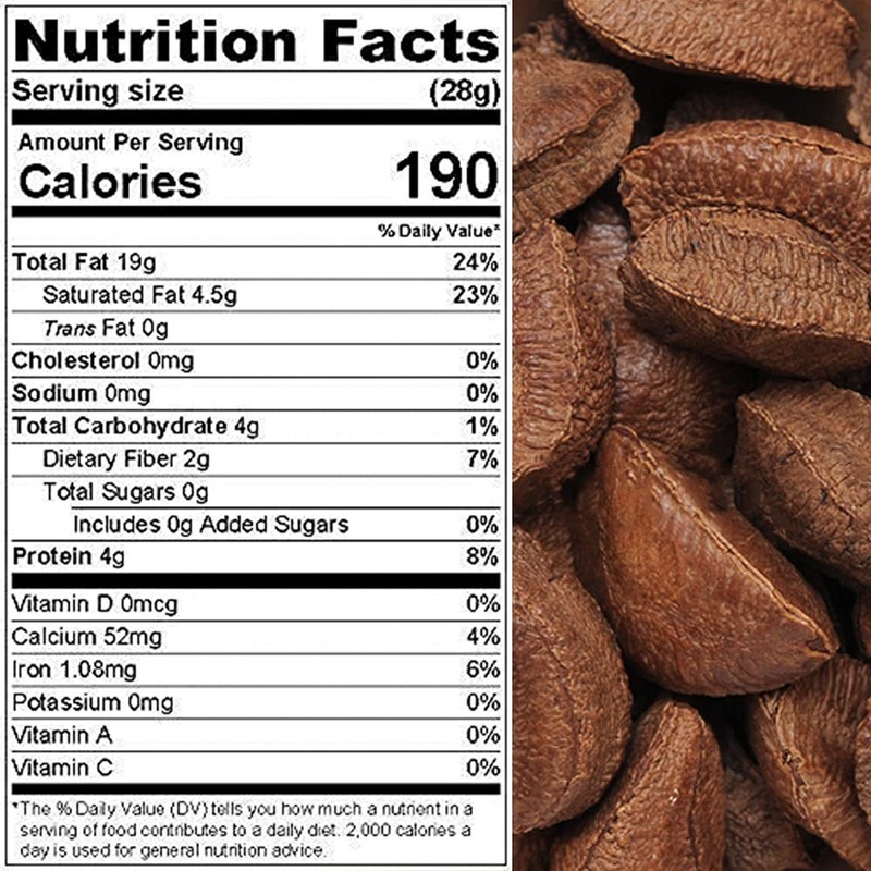 Brazil Nuts In Shell Large 16 oz Raw Resealable Bags Natural Vegan Non-GMO High gallery