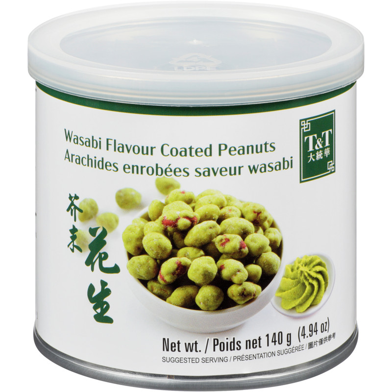 4-Pack T&T Wasabi Flavour Coated Peanuts