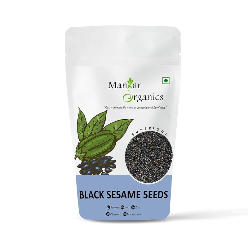 ManHar Organics Black Sesame Seeds 250gm
