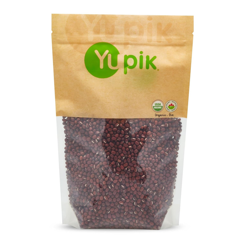 Organic Adzuki Beans, 2.2 Lb (35.2 Oz), Non-Gmo, Vegan & Gluten-Free, USDA Certi