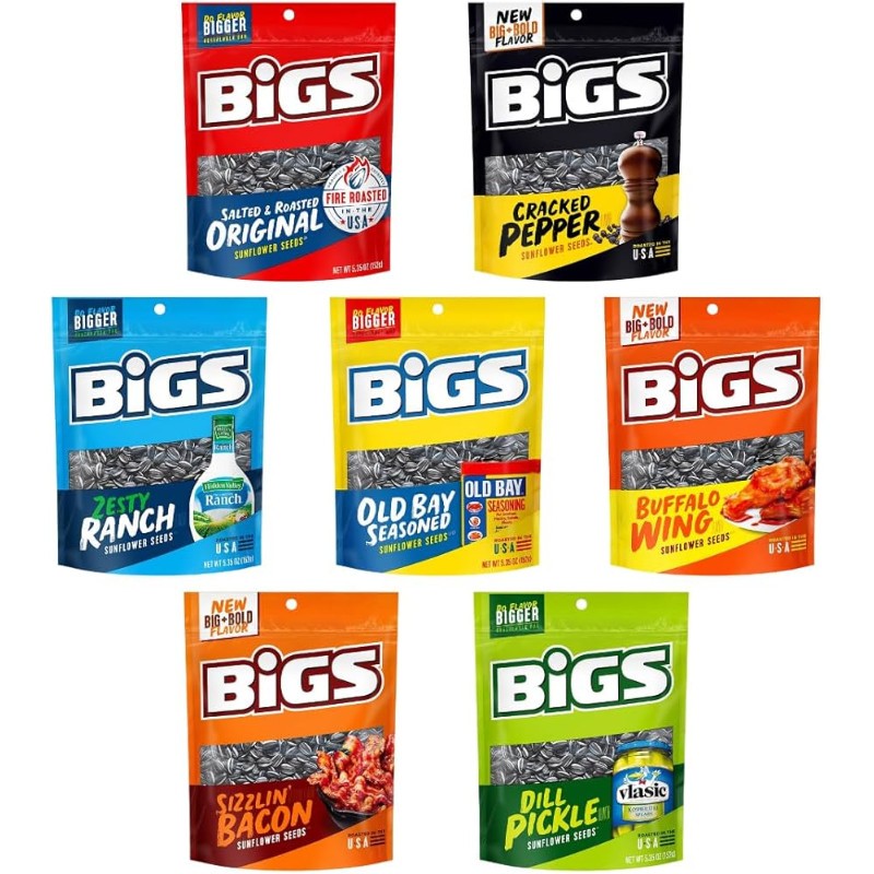 3x Bigs Taco Bell Fire Sauce Seeds Spicy Snack Treats New Sealed 5.35oz gallery