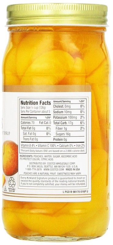 Kirkland Sliced Peaches, 24 Ounce (Pack of 4) gallery