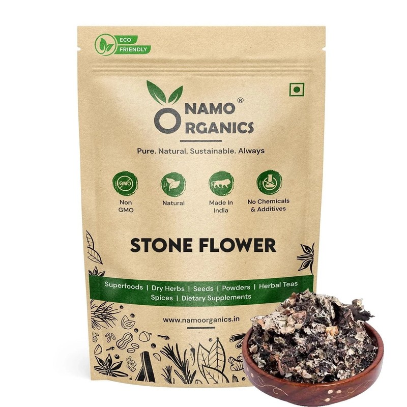 Namo Organics Stone Flower Spices 100 Gm Dagad Phool Kalpasi for biryani