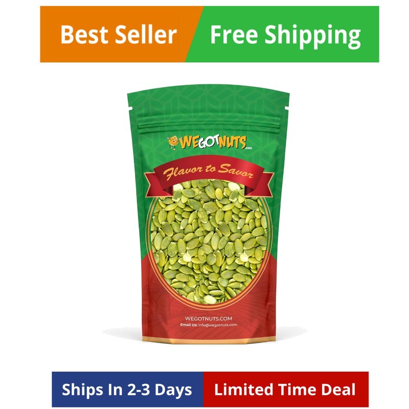 Pumpkin Seeds Healthy Snacks 5Lbs 80oz Bag | Raw Pepitas No Preservatives Add…