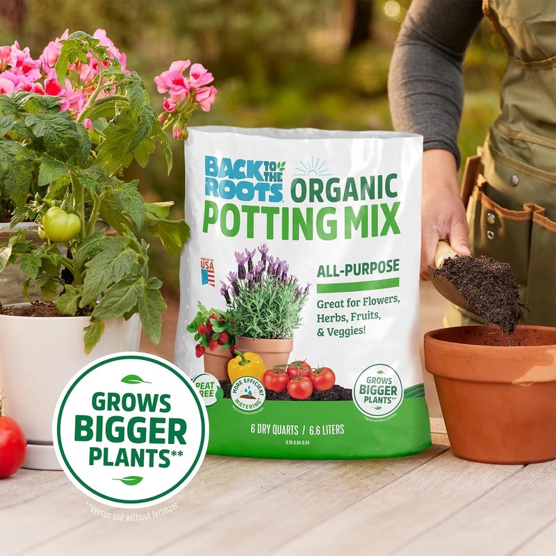 100% Organic Potting Mix Value 12 Quart Premium Blend Made in the USA gallery