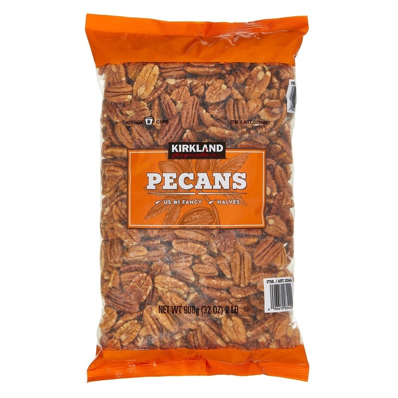 KIRKLAND Signature #1 US Fancy PECANS HALVES 32 oz Bag 2 lbs