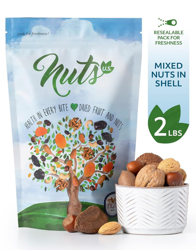 NUTS U.S. – Mixed Nuts in Shell (Almonds, Walnuts, Hazelnuts, Pecans, Brazil Nut gallery