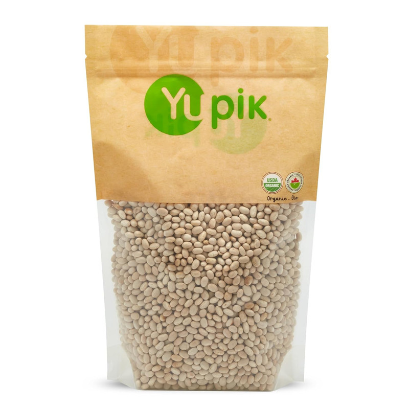 Organic Navy Beans, 2.2 Lb (35.3 Oz), Non-Gmo, Vegan & Gluten-Free, USDA Certifi