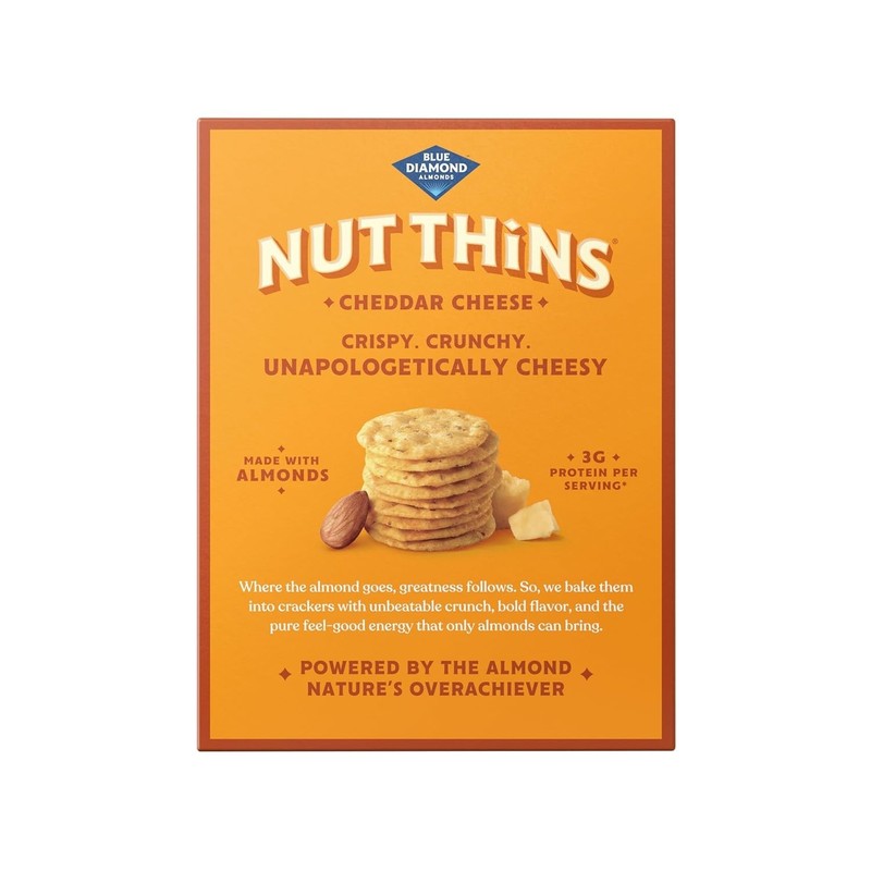 Blue Diamond Almonds Nut Thins, Cheddar Cheese, 4.25 Oz gallery