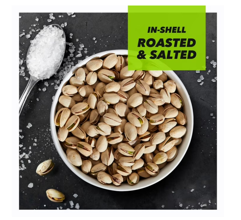 Wonderful Pistachios In-Shell Roasted and Salted Nuts 48 Ounce Resealable Bag gallery