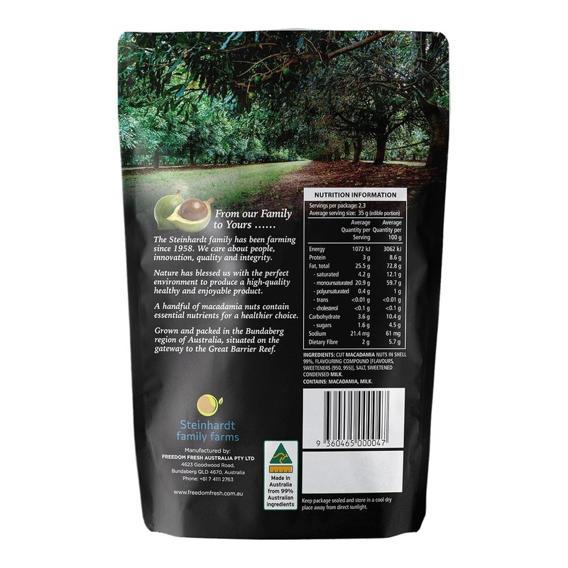 2 Pack - Australian Macadamia Vanilla Nuts In Shell. W/ Key - 225g, Exp: 11/26 gallery