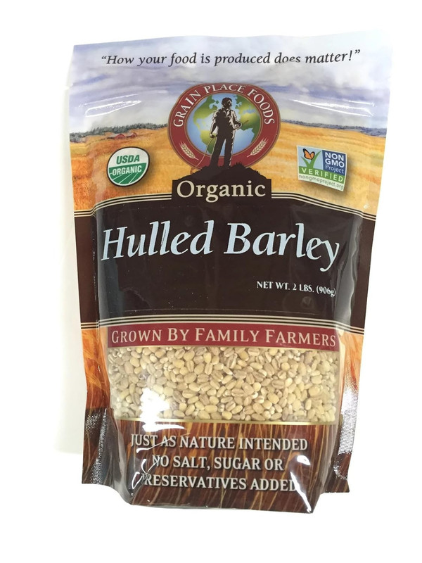 Grain Place Foods | Non-Gmo Organic Hulled Barley | Made in the USA | 2 Lb Bag gallery