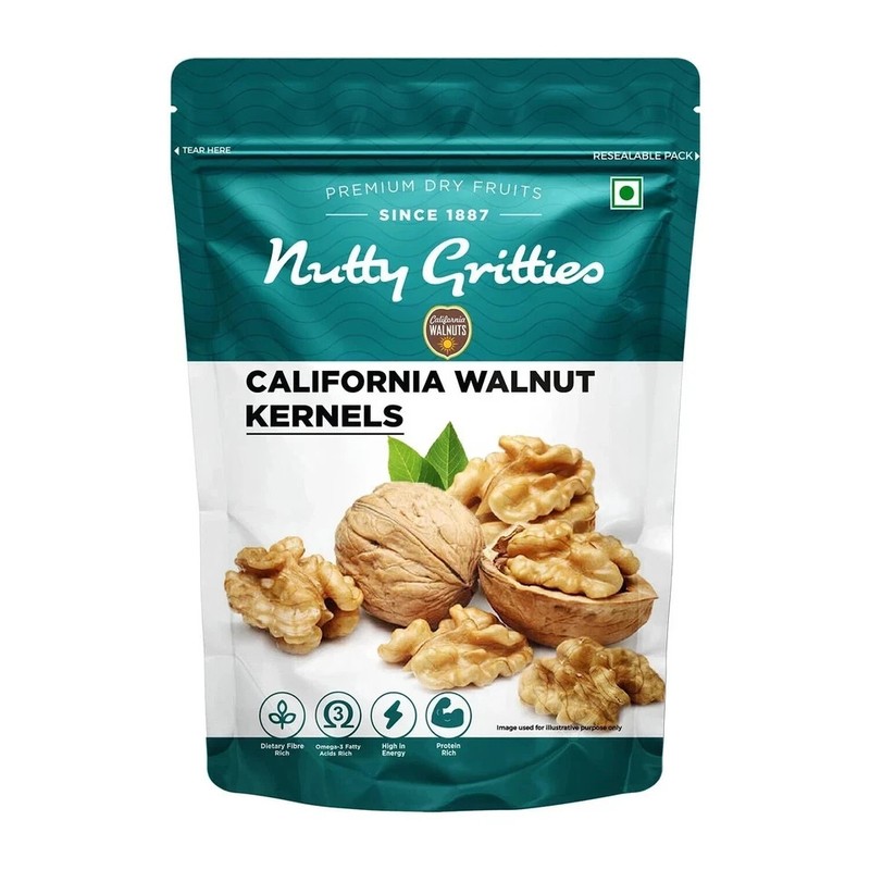 Nutty Gritties California Walnut Kernels Without Shell 200g gallery
