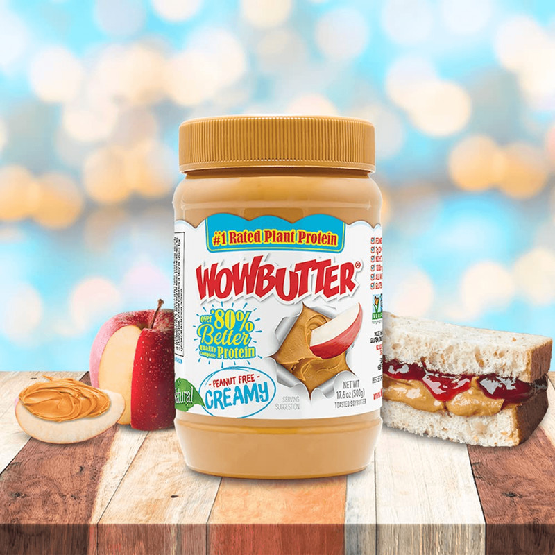 Wowbutter Natural Peanut Free Creamy 1.1lb Jar gallery