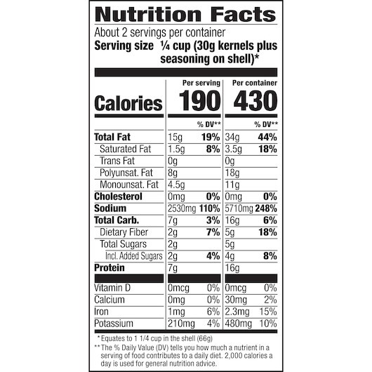 David Sunflower Seeds Sweet & Salty, 5.25 Ounces, 12 Per Case gallery
