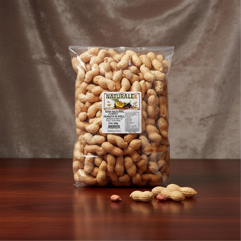 2 lb Raw Unsalted Peanuts in Shell Natural Healthy Snack