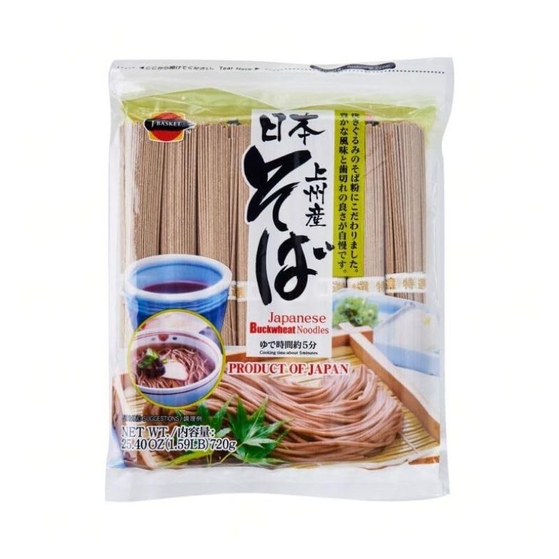 J-BASKET Dried Buckwheat Soba Noodles, 25.40 Ounce 25 (Pack of 1) gallery