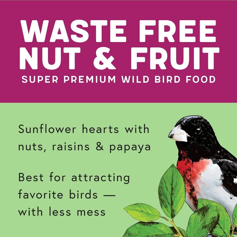 Select 5lb Waste Free Nut & Fruit Wild Bird Food: Shell-Free gallery