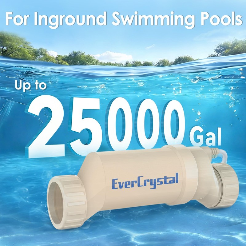 EverCrystal Salt Cell for Pool, Fits for Hayward Salt Cell T9, Chlorine Gener... gallery