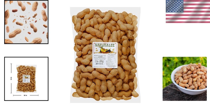 Wholesome 2 lbs In Shell Peanuts - Roasted, Salted & Naturally Delicious gallery