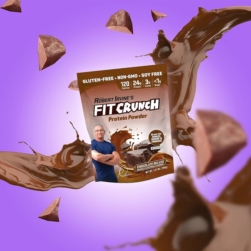 FITCRUNCH Tri-Blend Whey Protein Peanut Butter 18 Servings gallery