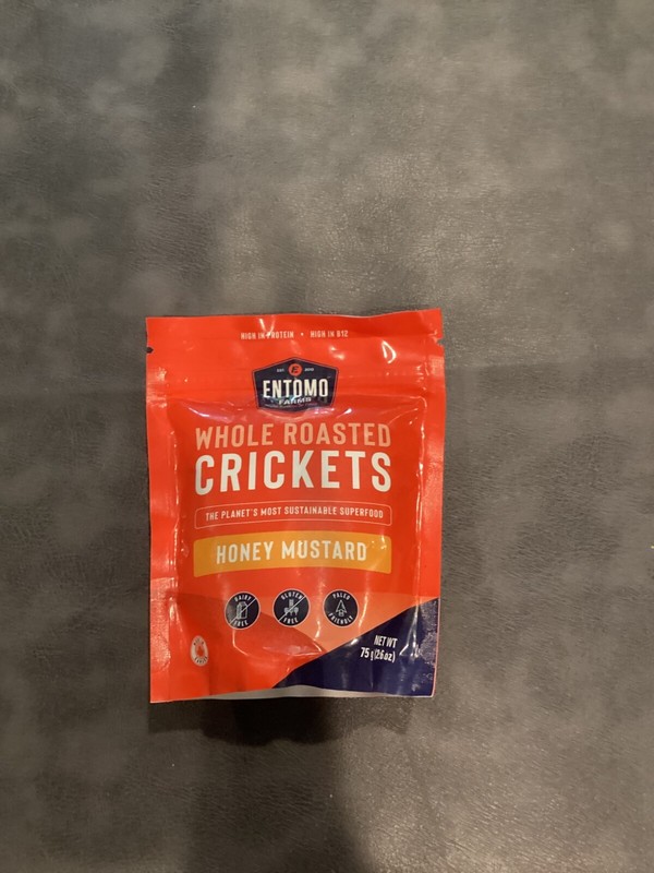 Entomo Whole Roasted Crickets (honey mustard)