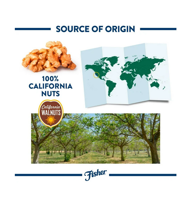 Fisher Chef's Naturals Gluten Free, No Preservatives, Non-GMO Walnut Halves & Pi gallery