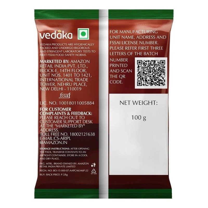 Amazon Brand Vedaka Hulled Seame Seed 100 G Nylon Sesame Til G213 gallery