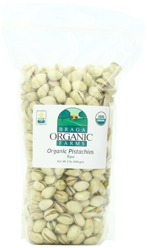 Organic Raw Inshell Pistachios 2 lb. bag