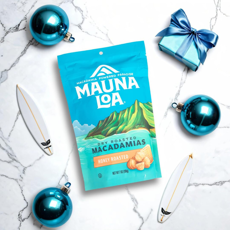 Mauna Loa Honey Roasted Macadamia Nuts, 7 oz Resealable Bag, Gluten Free, Sweet gallery