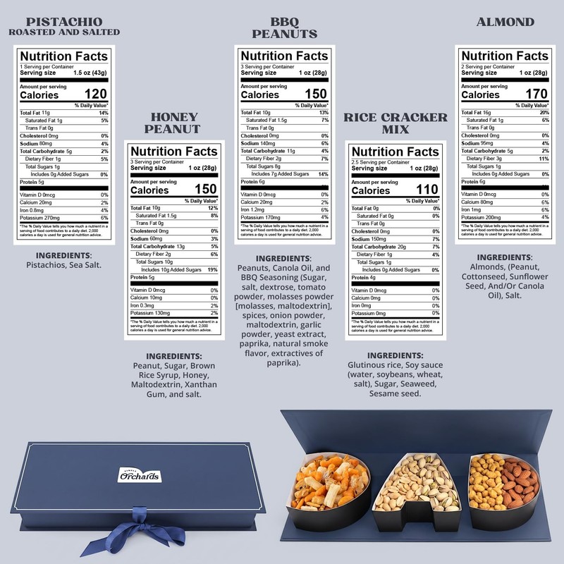 Fathers Day Premium Mixed Nuts Gift Box Ultimate Father's Day Food Gift Bask... gallery