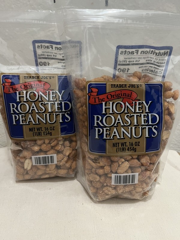 Trader Joe’s Original Honey Roasted Peanuts, 1 lb *SO GOOD!