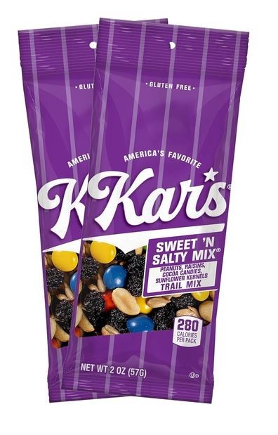 Kar’s Nuts Sweet ‘N Salty Trail Mix, 2 oz Pouch (Pack of 72), Gluten-Free Trail