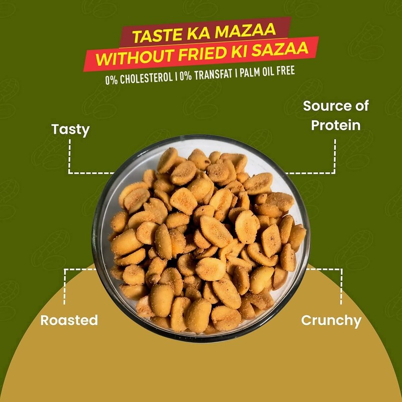 Roasty Tasty Cheesy Roasted Peanuts 2x150g | Protein & Fibre, Gluten-Free Snack gallery