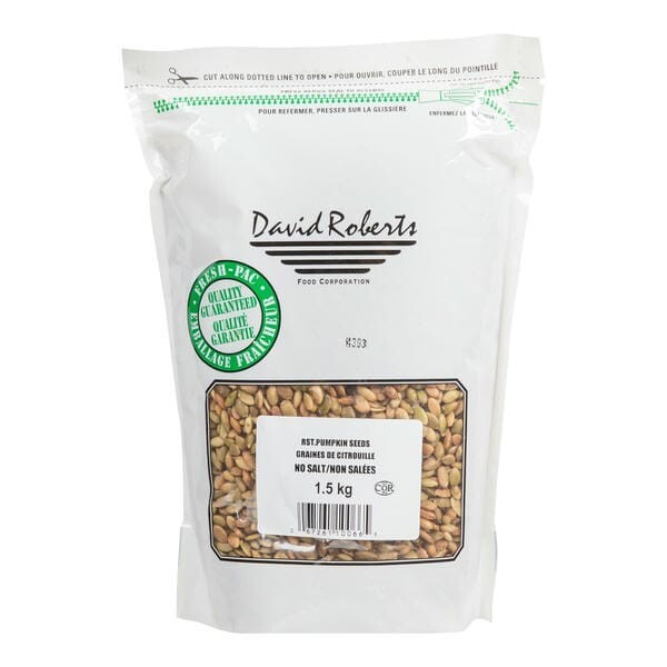 David Roberts Pumpkin Seed Roasted No Salt 1.5KG/3.31LBS