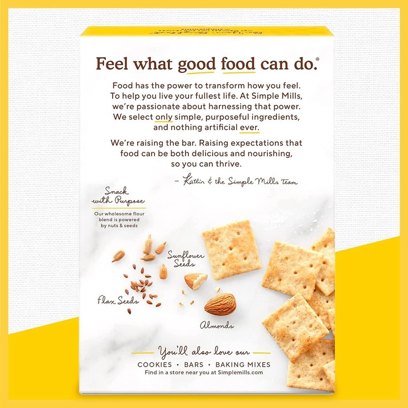 Almond Flour Crackers, Rosemary & Sea Salt - Gluten Free, , Healthy Snacks, 4... gallery