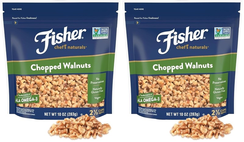 10 oz Chopped Walnuts - California Unsalted Nuts for Baking & Snacking gallery