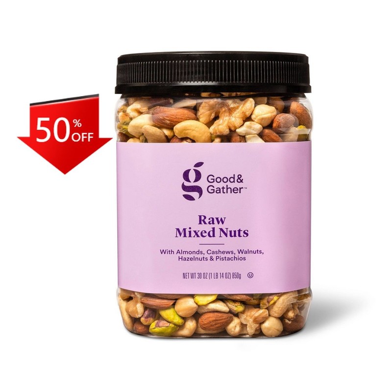 Unsalted Raw Mixed Nuts - 30oz - Good & Gather™
